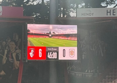 AFC Bournemouth Ground & Stand lighting refurbishment